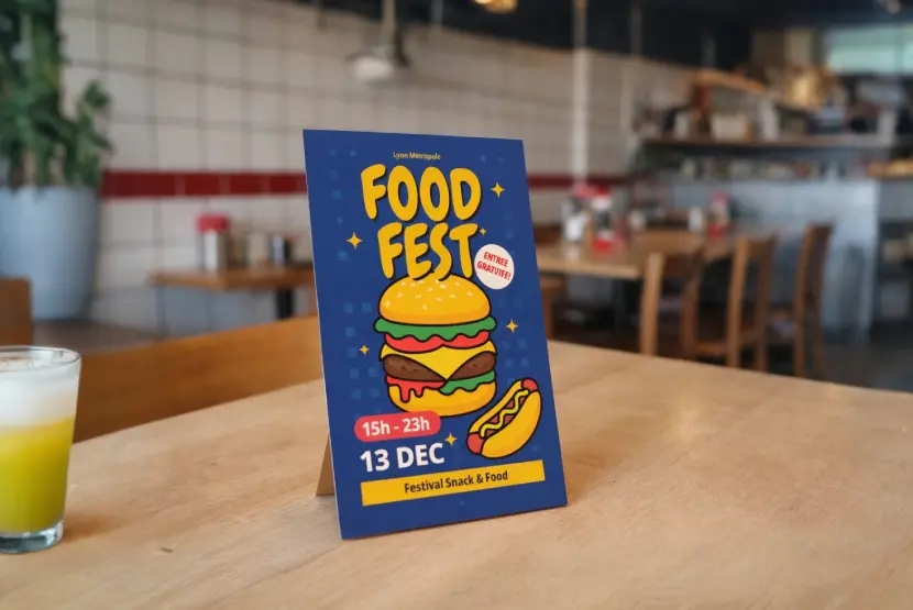 Chevalet Comptoir économique mockup 3