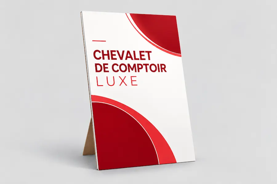 Chevalet de comptoir luxe