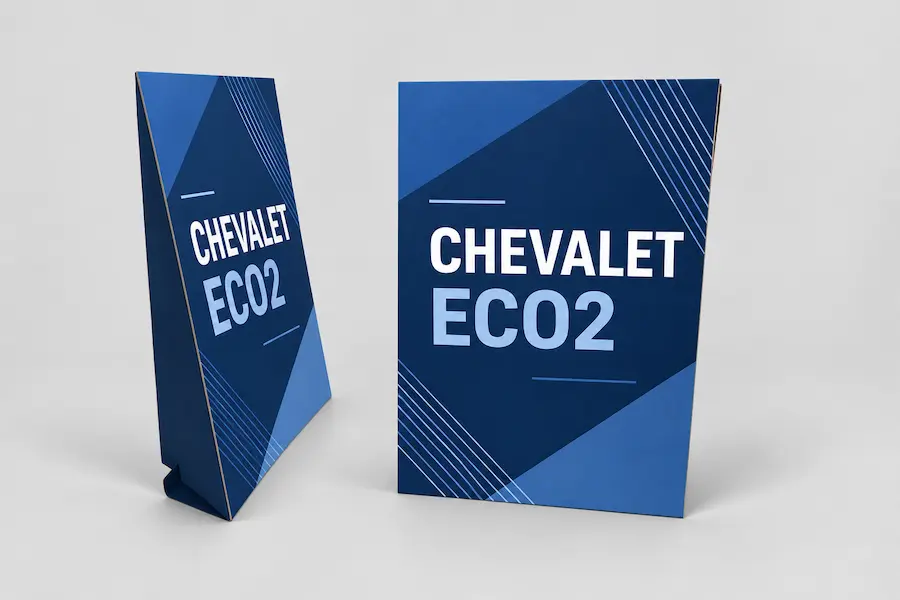 Chevalet Eco2 - impression personnalisée