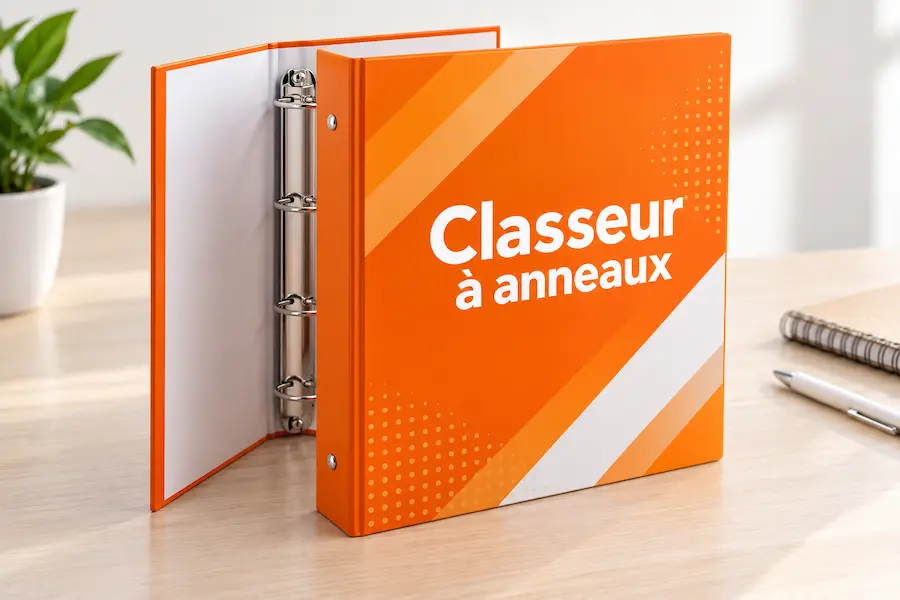 Classeur à anneaux - impression personnalisée