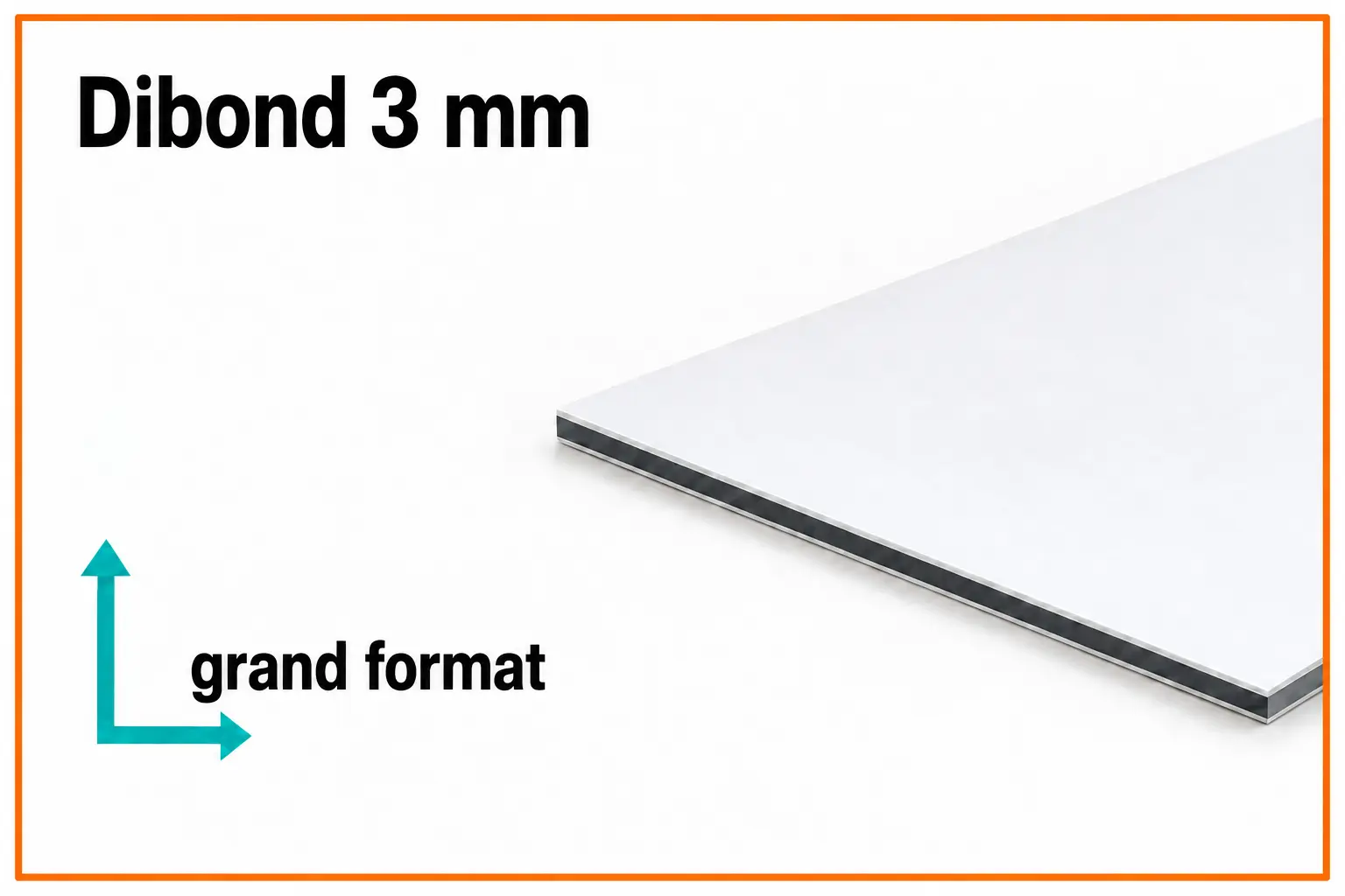 Panneau Dibond 3mm Grand format
