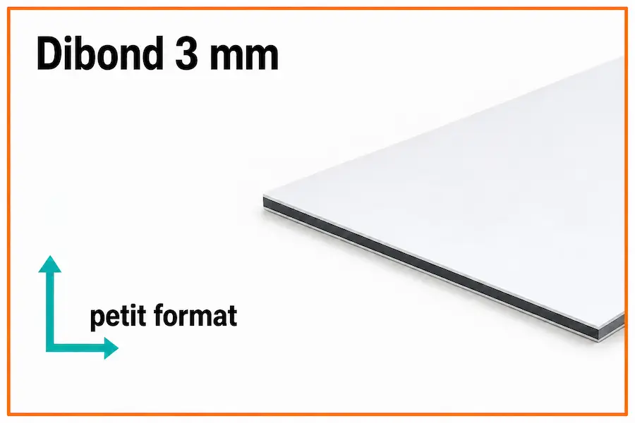Panneau Dibond 3mm - petit format
