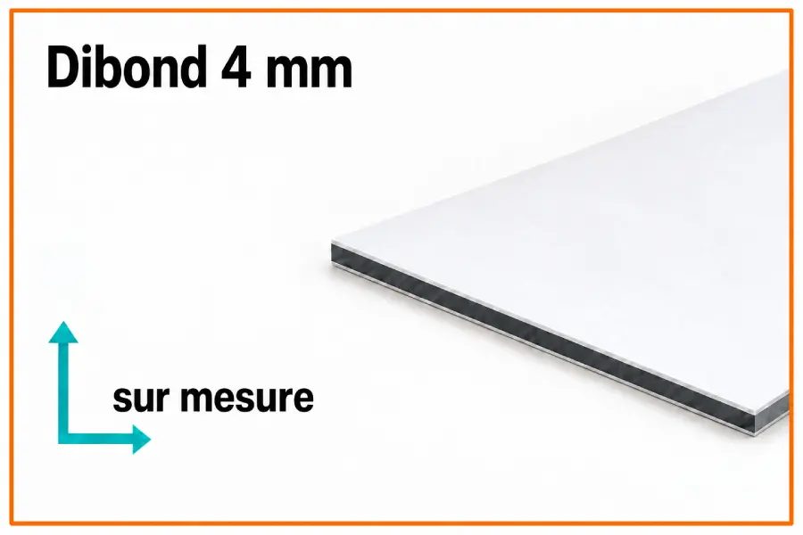 Panneau Dibond 4mm