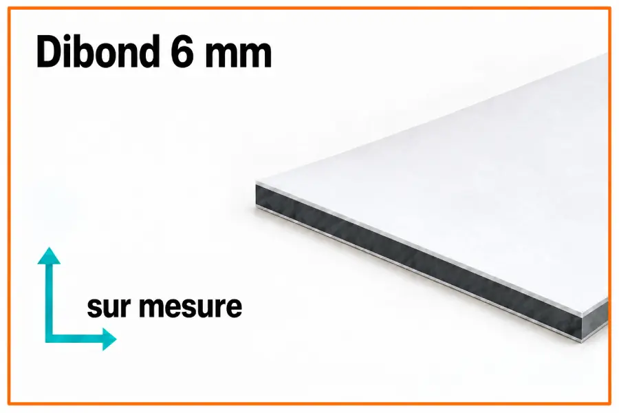 Panneau Dibond 6mm