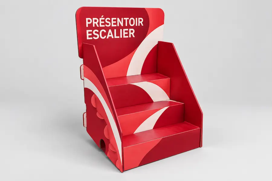 Escalier de comptoir - impression personnalisée