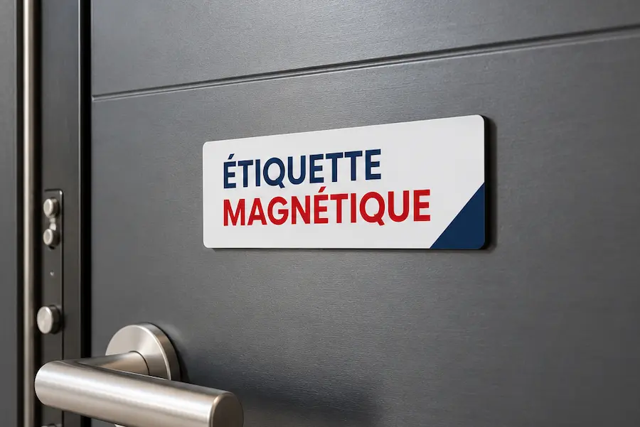 Etiquette magnétique - impression personnalisée