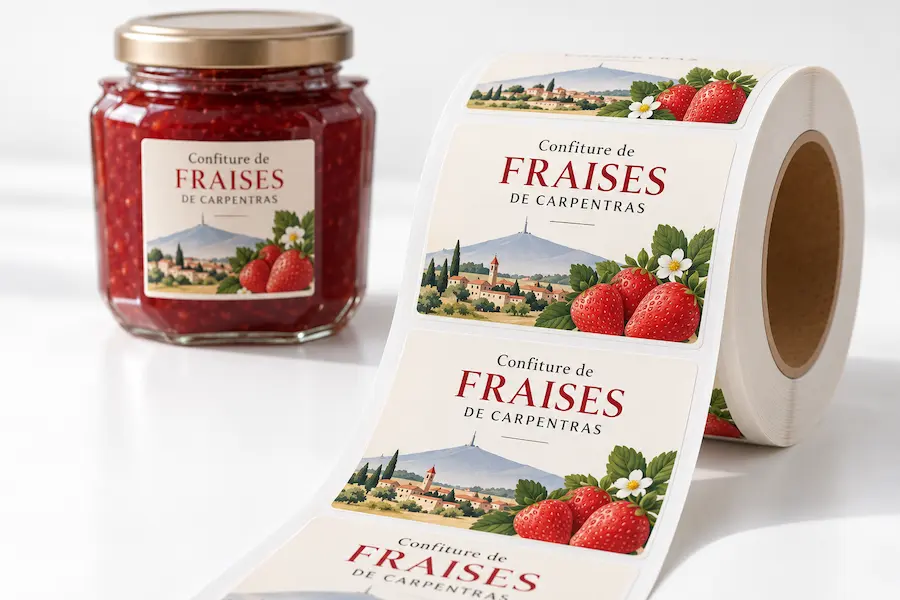 Étiquettes Pots de confiture
