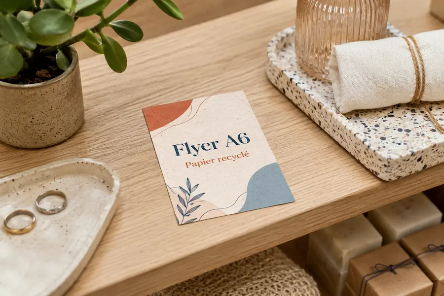 Flyers recyclés A6