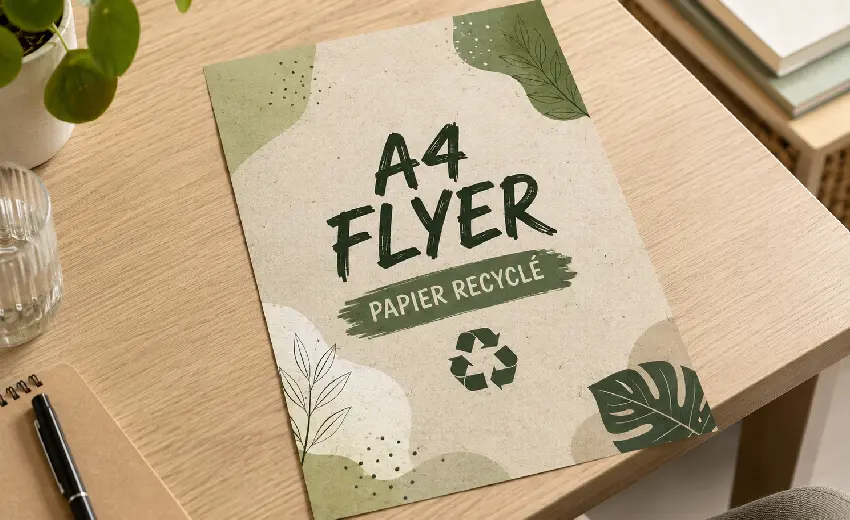 Flyers recyclés A4
