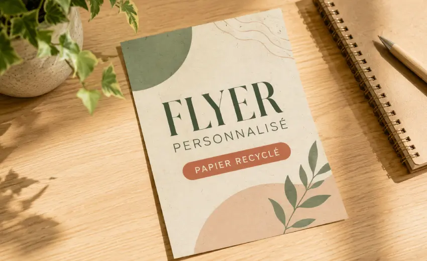Flyers papier recyclé