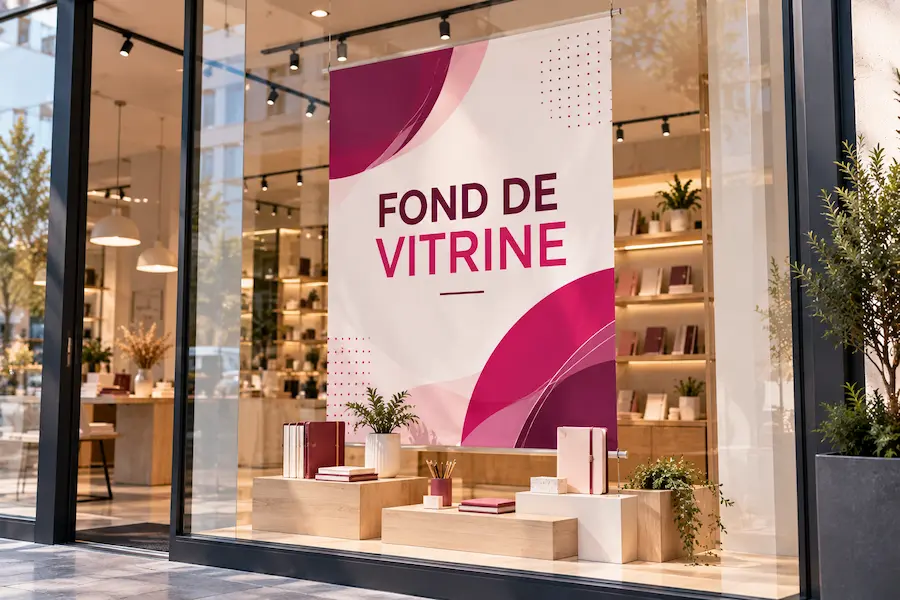 Fond de vitrine