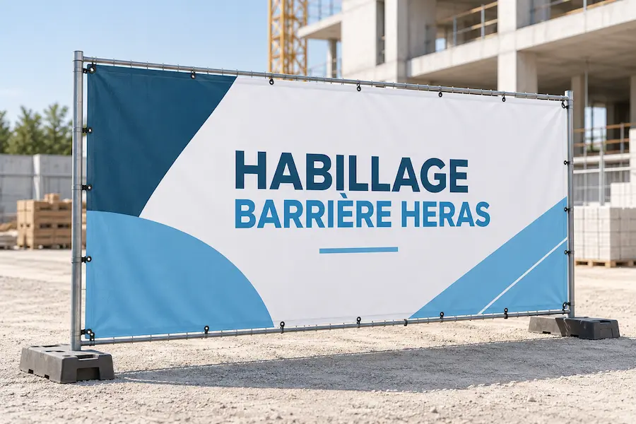 Habillage barrière Heras