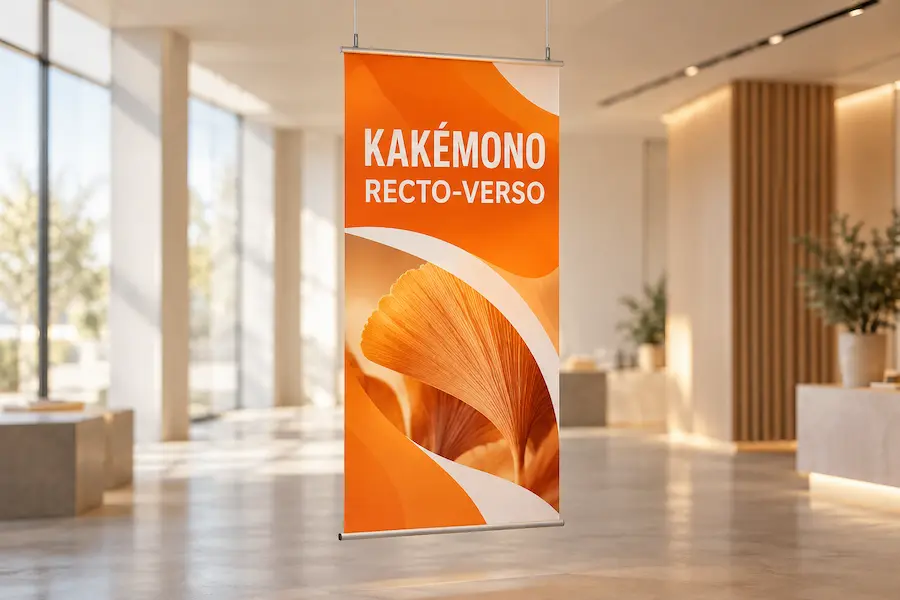 Kakémono Recto - Recto verso