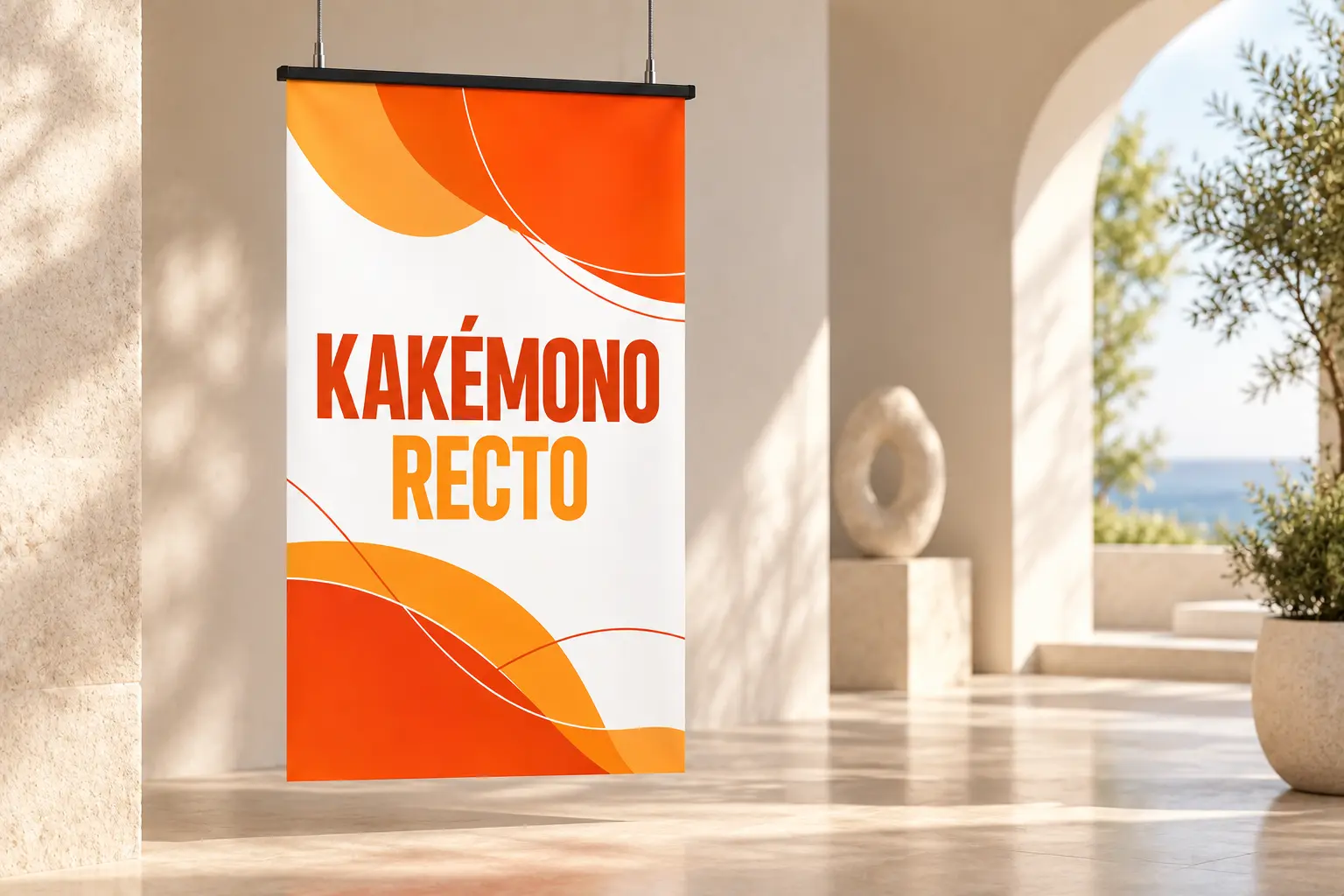 Kakémono recto - decor