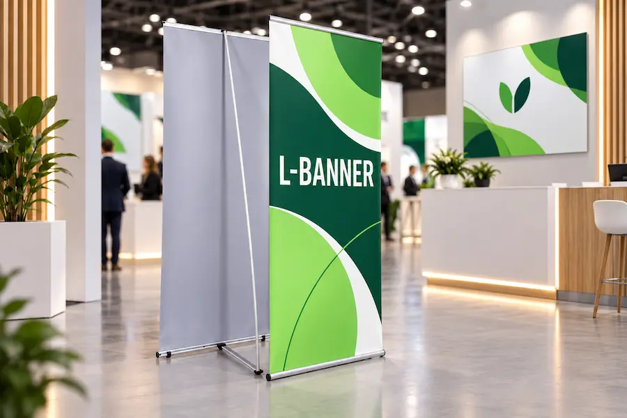 L-banner - décor