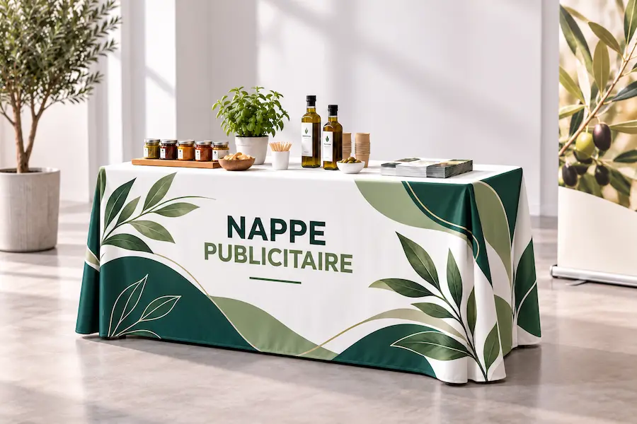 Nappe publicitaire