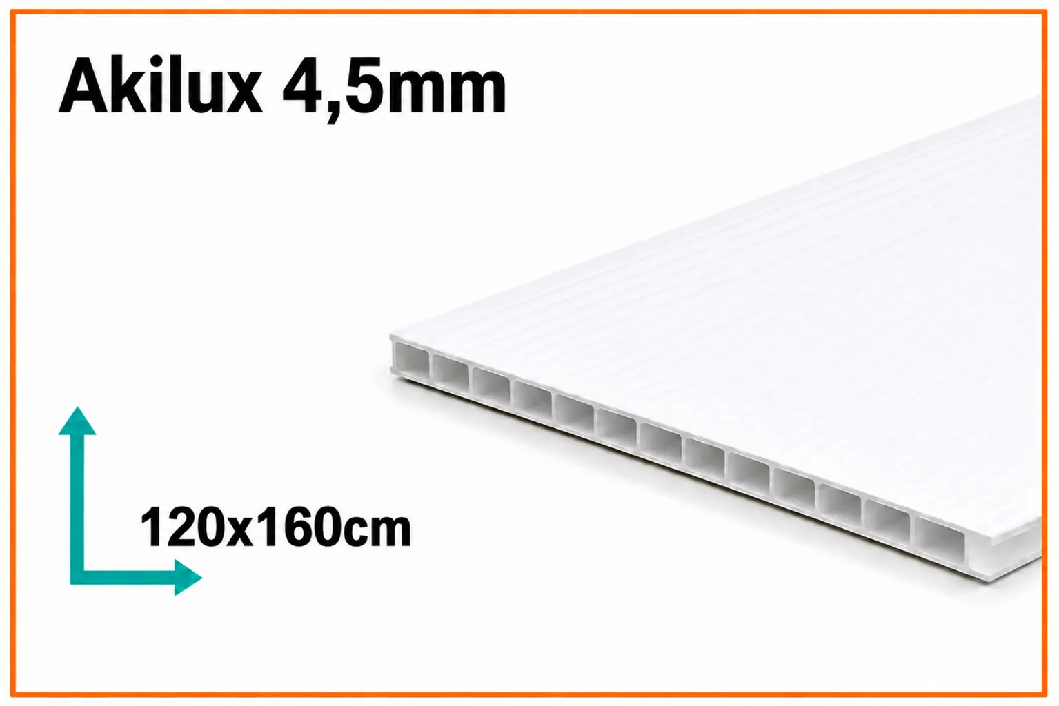 Panneaux Akilux 4,5mm 120x160 cm