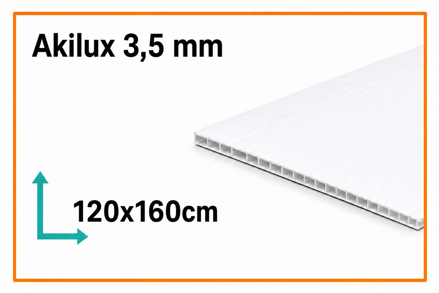 Panneau AkyLux® 3,5mm 120x160 cm