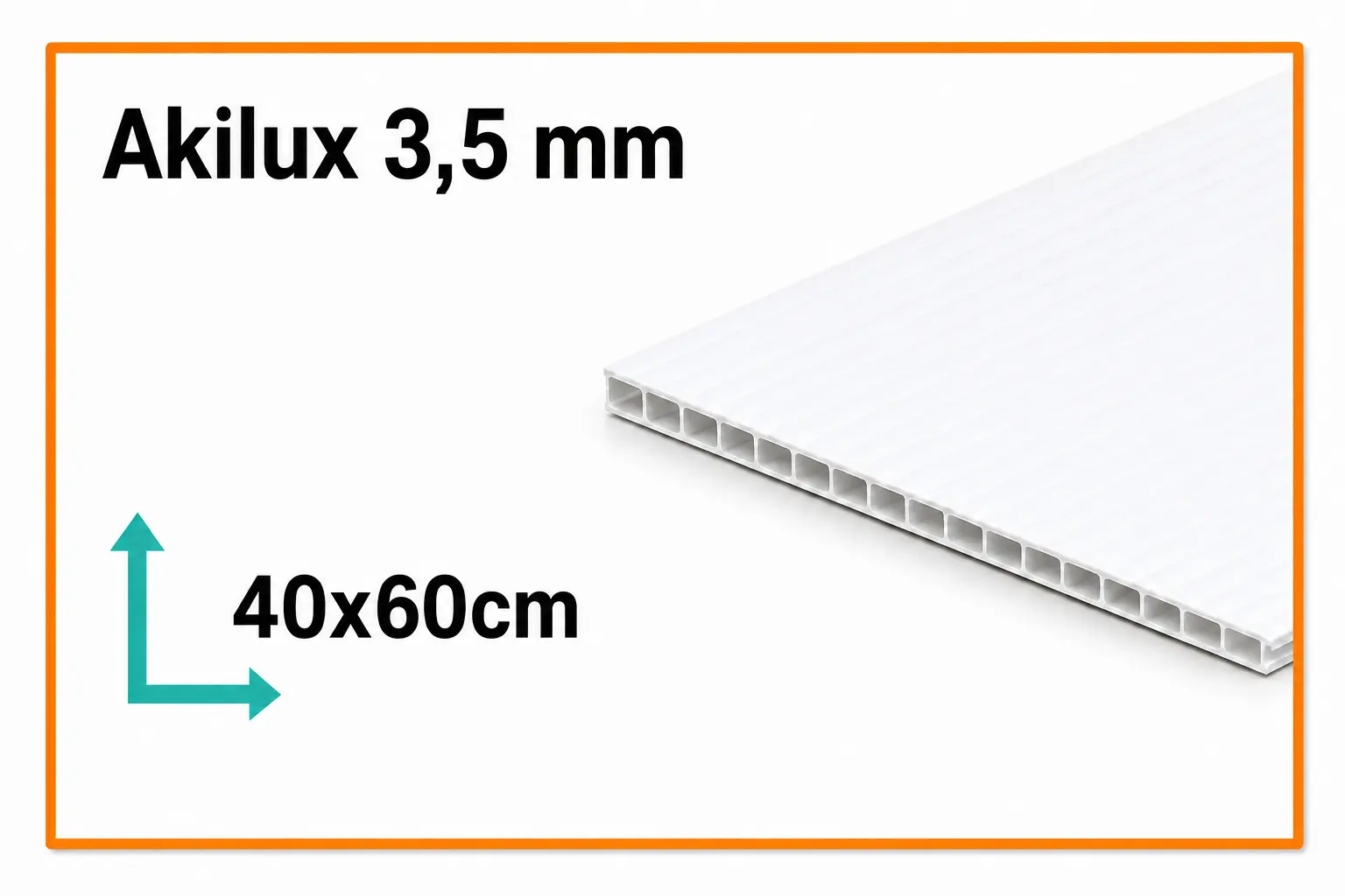 Panneau AkyLux® 3,5mm 40x60 cm