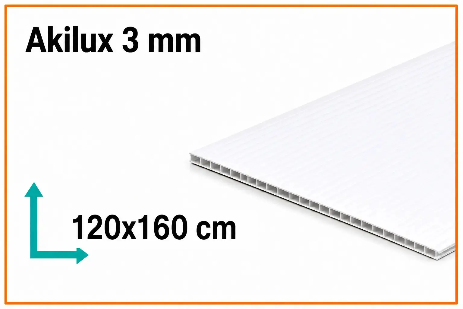 Panneau AkyLux® 3mm 120x160 cm