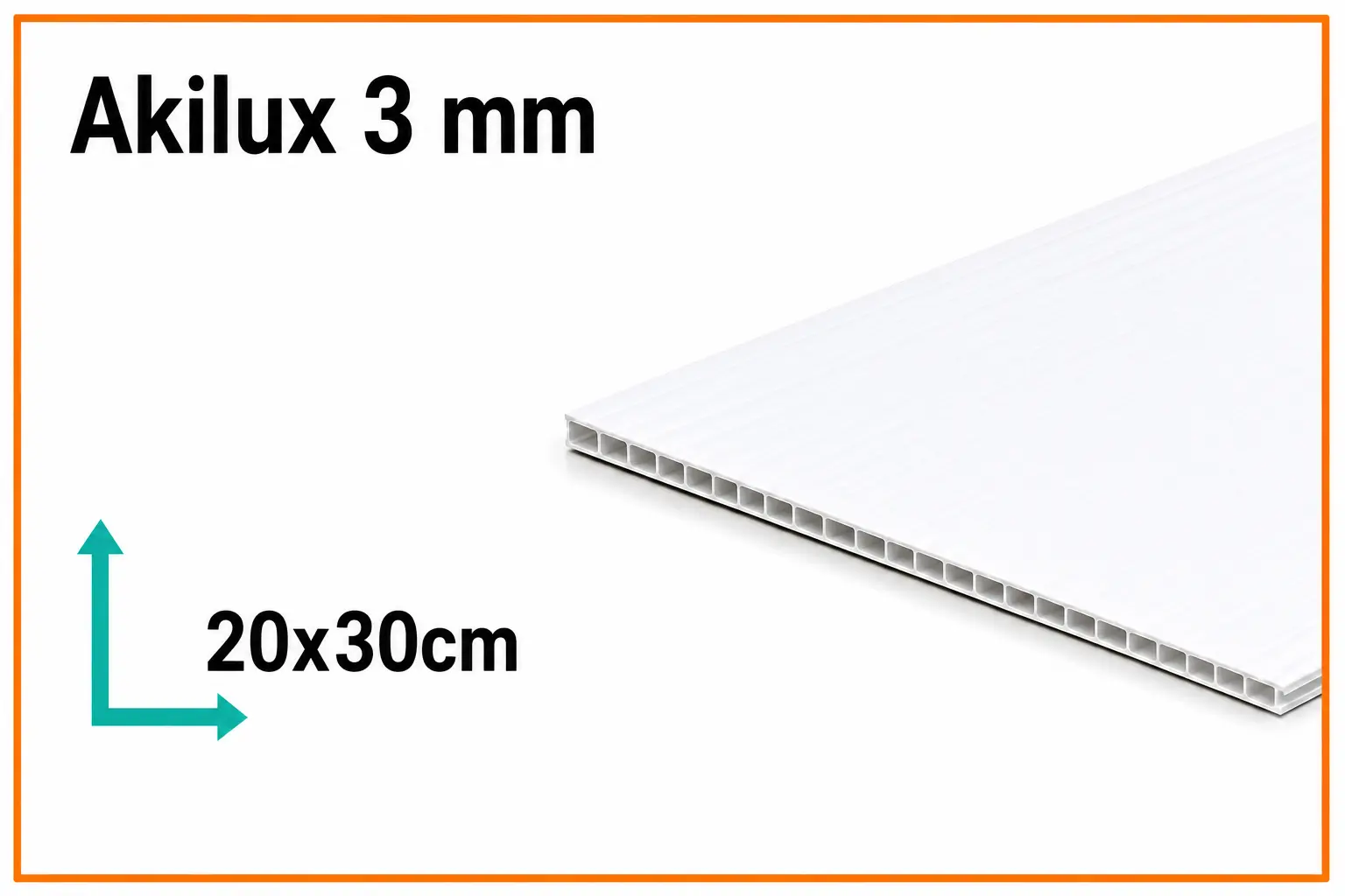 Panneau AkyLux®  3mm 20x30 cm
