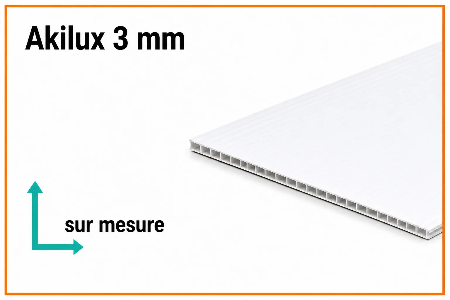 Panneau AkyLux® 3mm sur-mesure