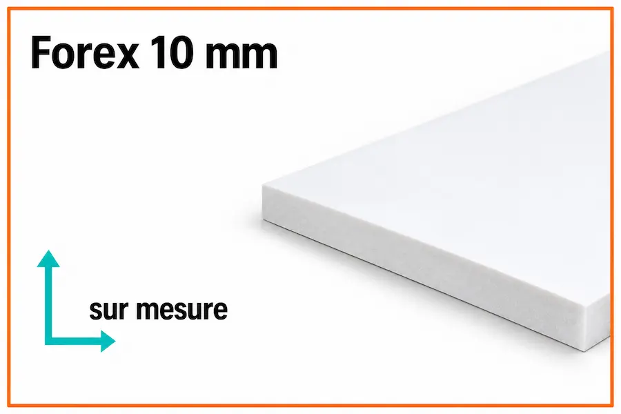 Panneau forex 10mm sur mesure