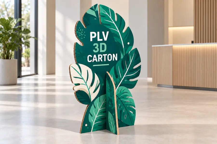 PLV en carton 3D