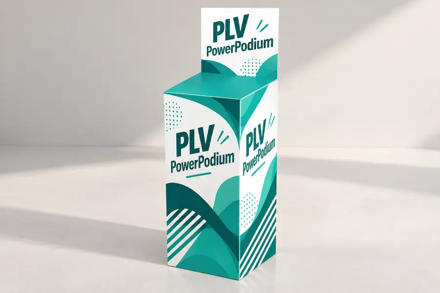 PLVPower Podium - impression personnalisée