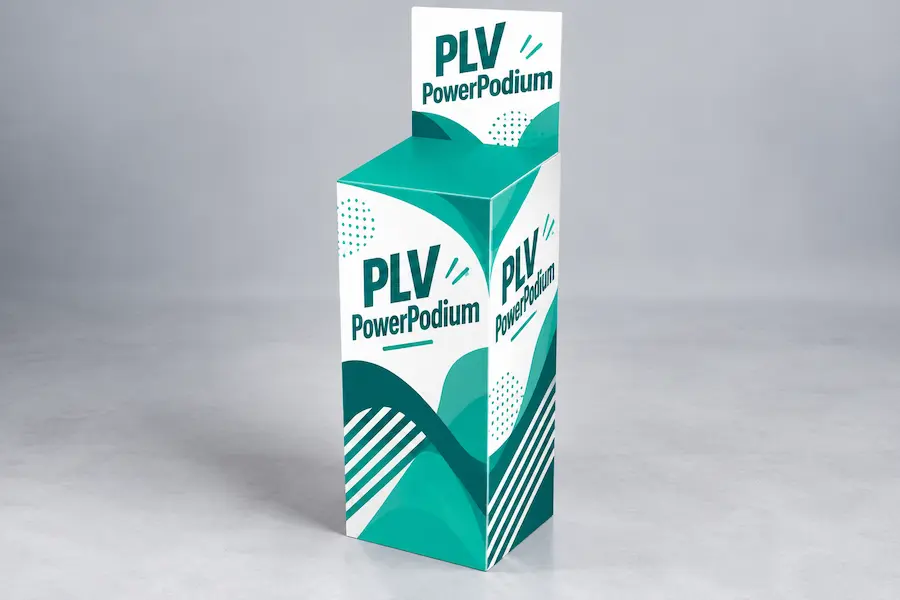 PLVPower Podium - impression personnalisée