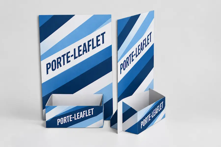 Porte-leaflet - impression personnalisée