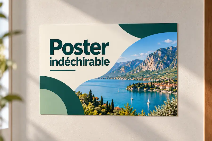 Poster indéchirable - impression personnalisée