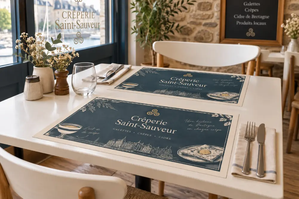 Set de table personnalisé