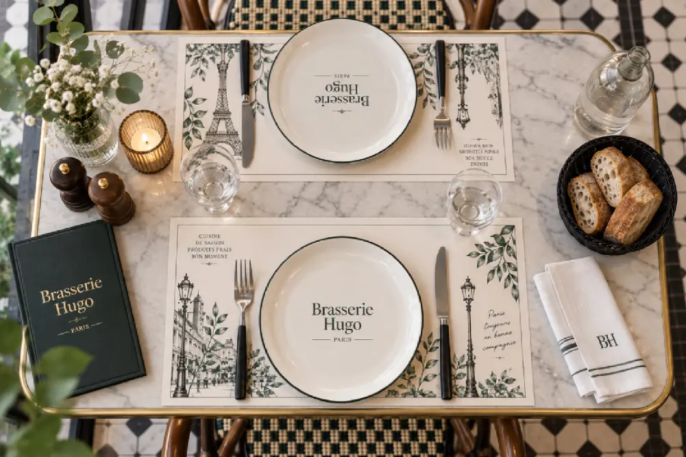 Set de table personnalisé