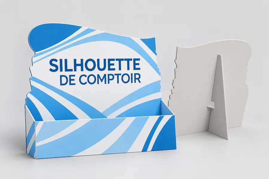 Silhouette de comptoir - impression personnalisée