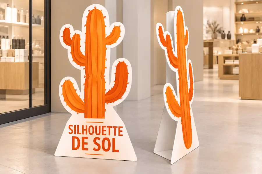 Silhouette de sol - impression personnalisée