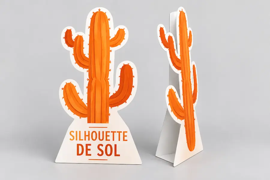 Silhouette de sol en carton