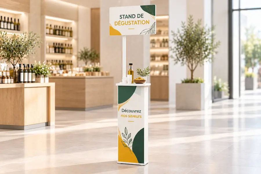 Stand de dégustation