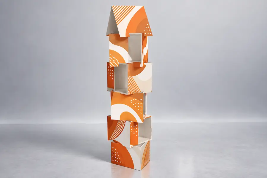 Totem cubes de sol - impression personnalisée