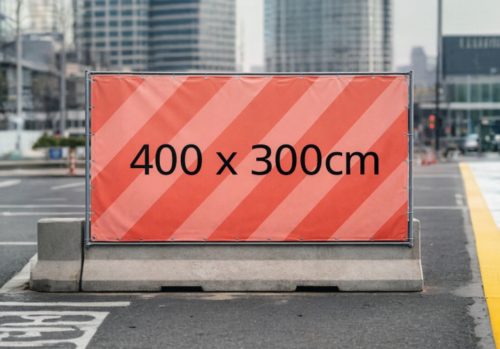 banderole 400x300 sur bache pvc