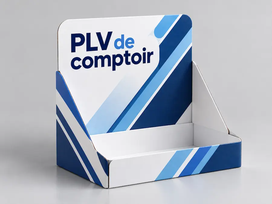 PLV de comptoir