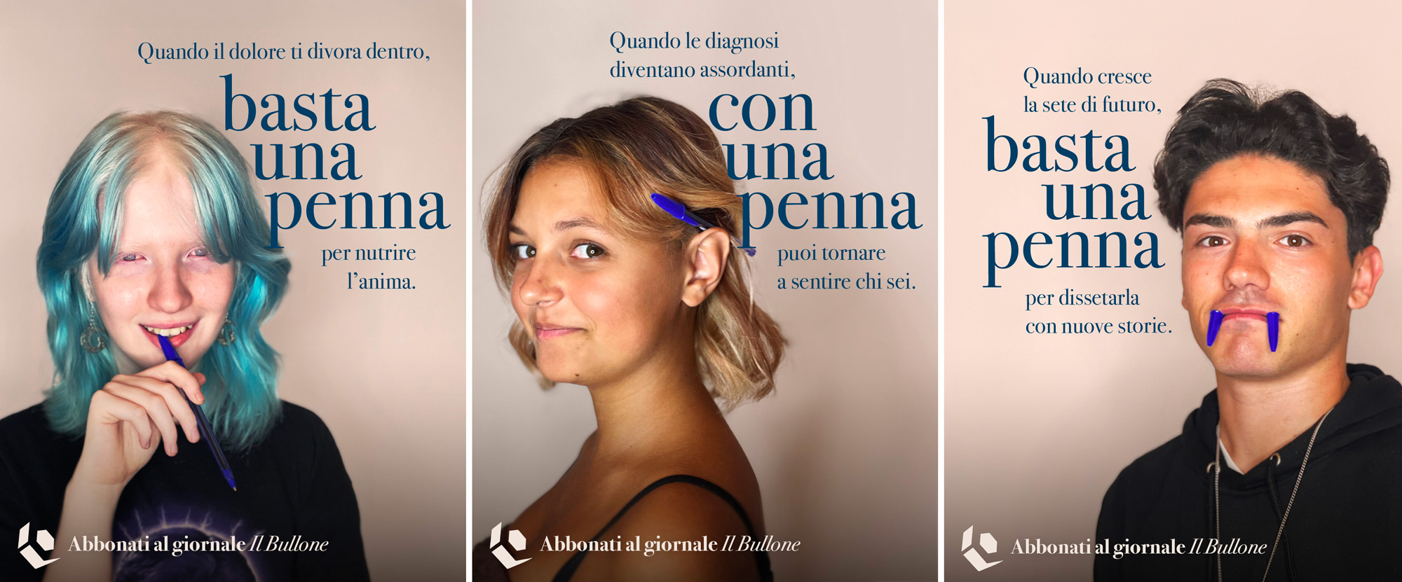 Giovani B.Livers e la loro penna, simbolo della rinascita e della creatività sostenuta da A-Tono ETS.