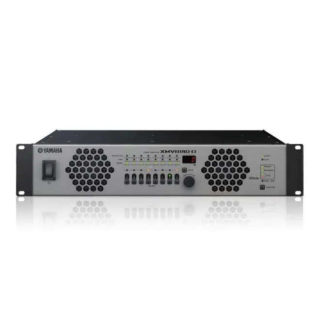 y&m Yamaha XMV8140-D 8 Channel Power Amplifier with Dante | Audiologic