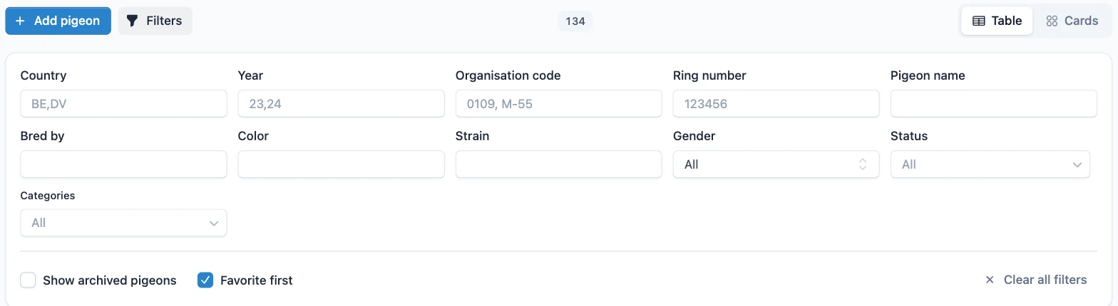 Searching and Filtering