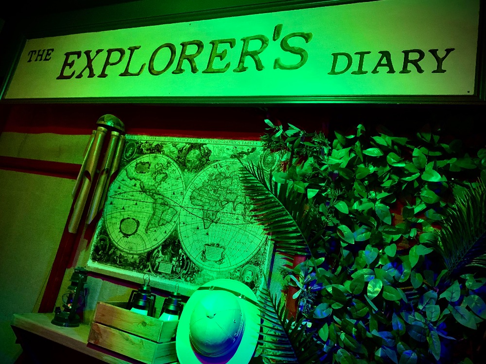 The Explorer's Diary entrance