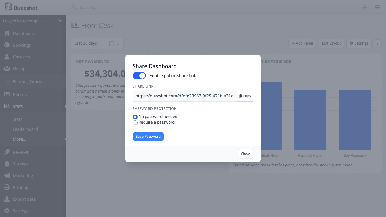 The share window
