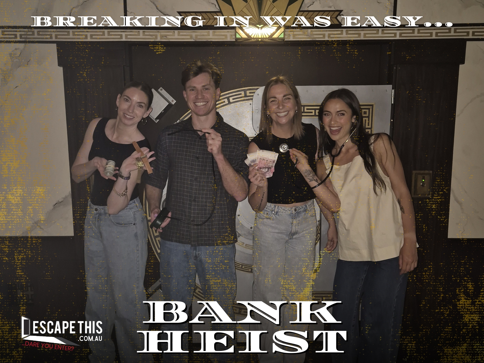 The second-placed team after escaping Bank Heist