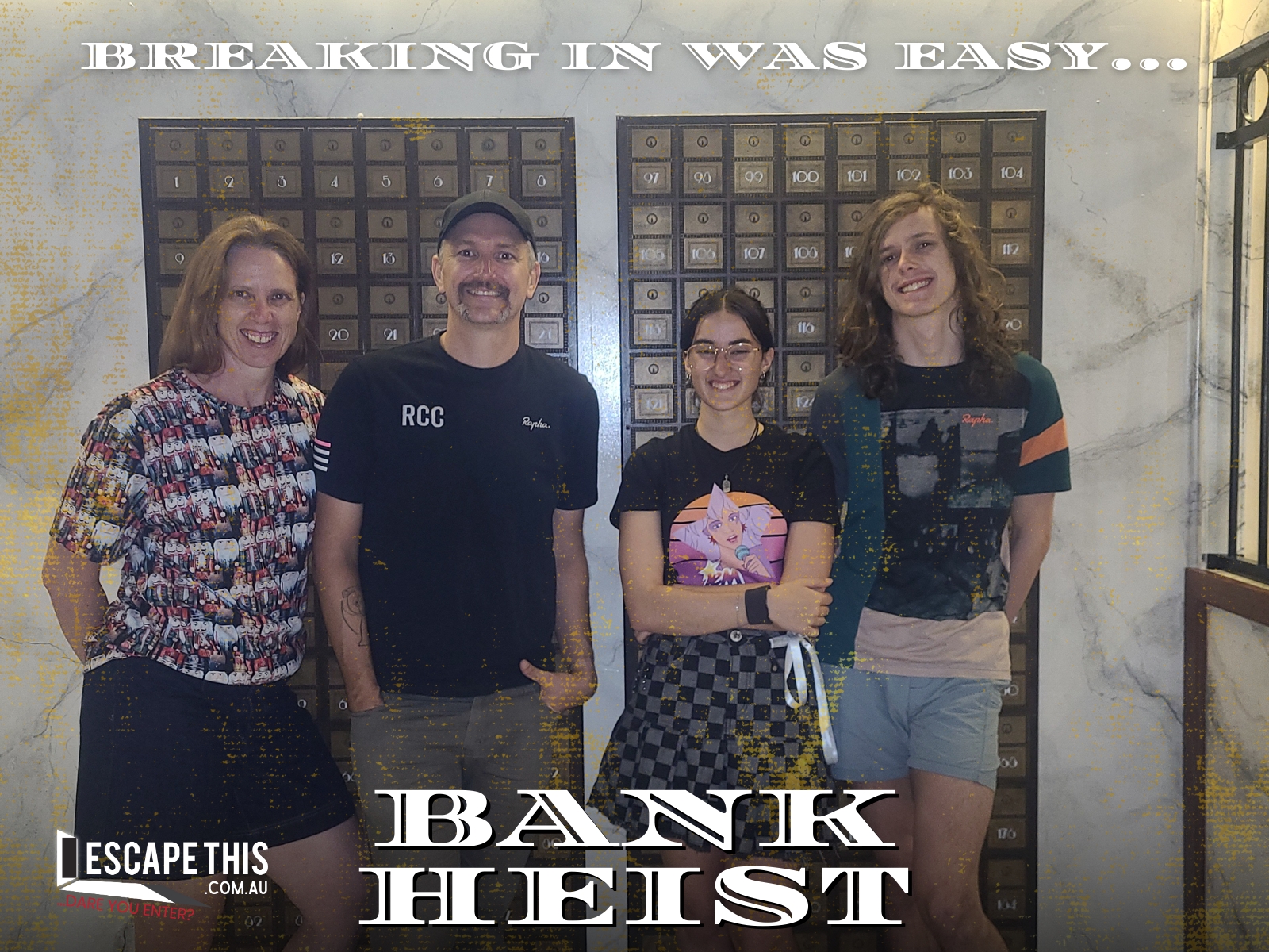 The third-placed team after escaping Bank Heist