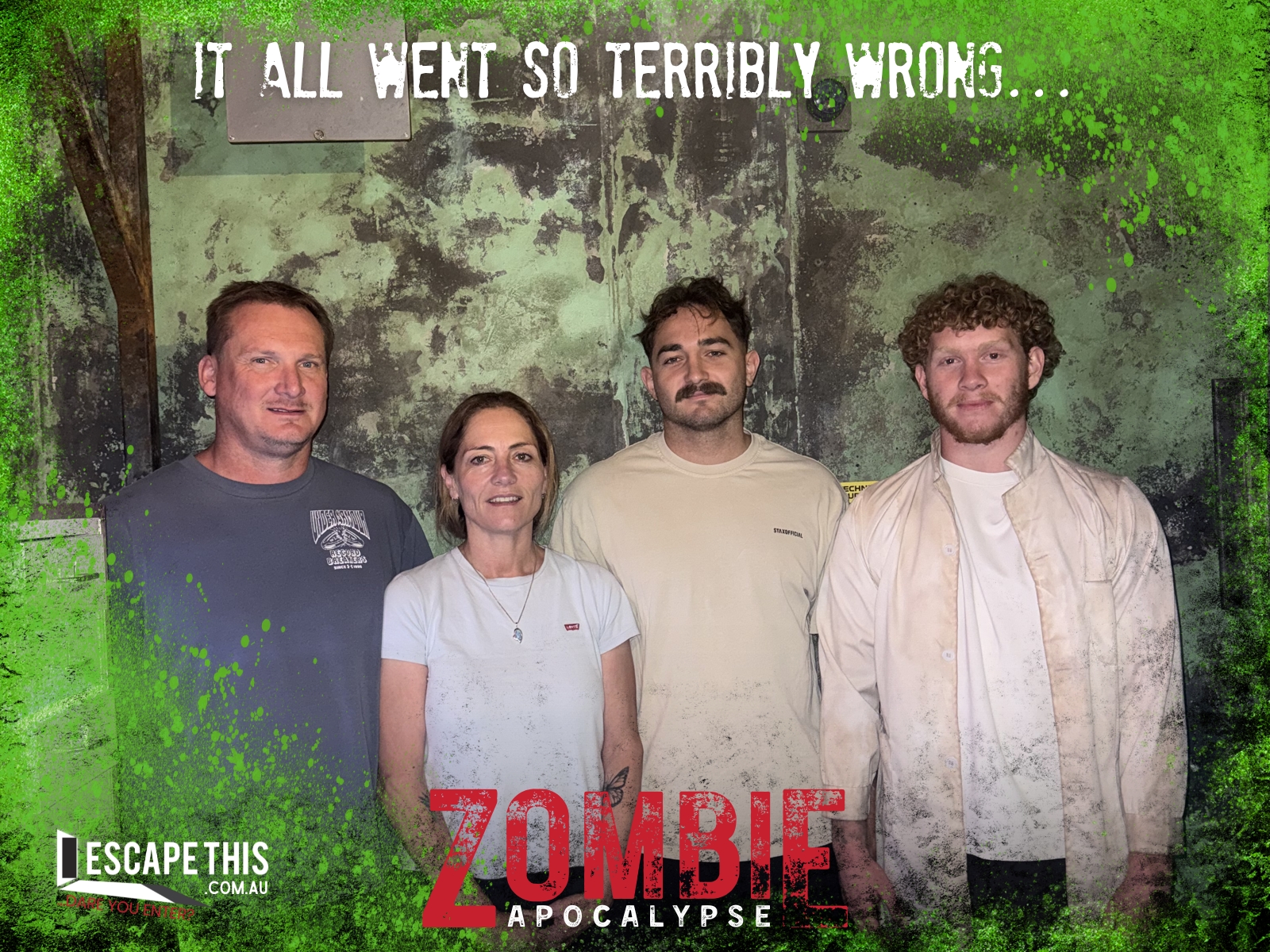 The third-placed team after escaping Zombie Apocalypse
