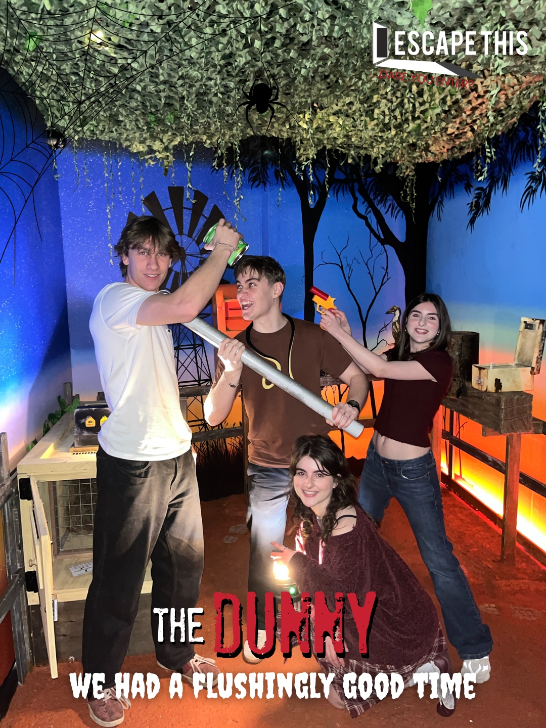 Team Ethan after escaping The Dunny